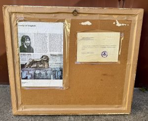 Zsibvásári alkotás beszédes hátoldala